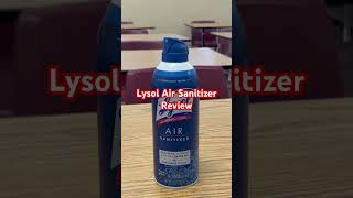 Lysol Air Sanitizer review [upl. by Philcox]