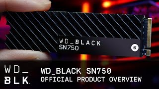 WD Black SN750 NVMe SSD  Official Product Overview [upl. by Neelehtak]