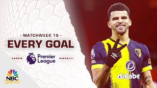 Every Premier League goal from Matchweek 18 202324  NBC Sports [upl. by Hibbitts166]