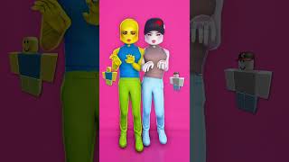 🚨STYLING MATCHING ROBLOX NOOBS IN DRESS TO IMPRESS dresstoimpress roblox dti [upl. by Ahsenrat982]