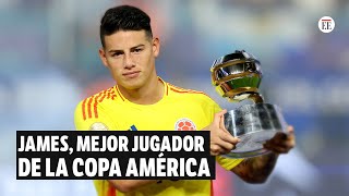 Copa América 2024 James Rodríguez fue el mejor jugador  El Espectador [upl. by Ynnus]