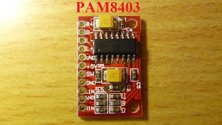 Presentation of PAM8403 compact audio amplifier [upl. by Kalasky]