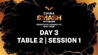 LIVE  T2  Day 3  China Smash 2024  Session 1 [upl. by Oratnek101]