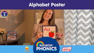 Rainbow Phonics  Alphabet Poster [upl. by Kamillah]