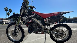 2002 Honda CR500r AF Custom built two stroke rocket in the SF Bay Area [upl. by Conn548]