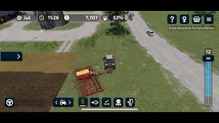 Sorghum Seeding  Farming Simulator 23 [upl. by Anelas252]