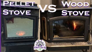 Pellet Stove VS Wood Stove Detailed comparison and review [upl. by Eltsyek]