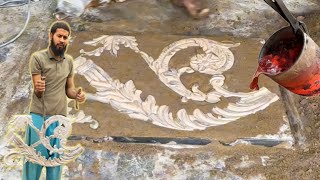 Amazing Transformation Casting Aluminium into Intricate Leaf Design AluminiumCasting DIY casting [upl. by Ataynek]