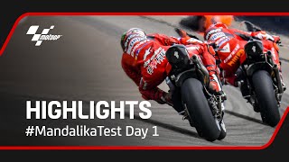 MotoGP™ Day 1 Highlights  2022 MandalikaTest [upl. by Agemo]