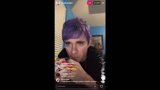 Awsten Knight IG livetstream 42318 [upl. by Attalanta]