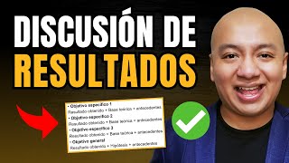 🔴👉 Cómo HACER la DISCUSIÓN de RESULTADOS de una TESIS ✅ FÁCIL y RÁPIDO ⚡ [upl. by Anahahs]