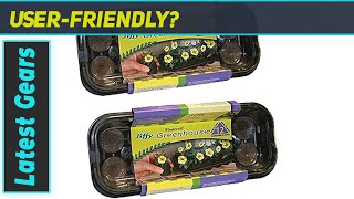 Jiffy 36mm Windowsill Greenhouse The Ultimate Solution for Easy Seed Starting [upl. by Anaugal547]