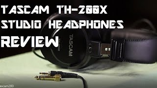 Tascam TH200X Headphones Review [upl. by Ennoitna]