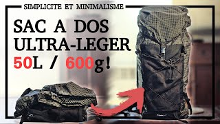 Sac à dos sans armature ULTRA LEGER ca vaut le coup [upl. by Elohcim607]