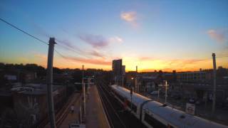 Timelapse  Hackney Wick station [upl. by Isiahi]