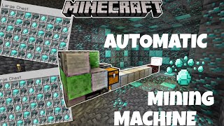 How To Make Automatic Diamond Mining Machine For Minecraft 120 PEBE [upl. by Simonetta205]