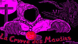 Amstrad CPC La Crypte des Maudits  Longplay [upl. by Zsolway]