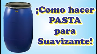 Pasta para suavizante de telas [upl. by Assirk]