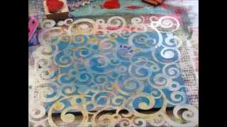 Fabric Printing with the Gelli Plate [upl. by Aham535]