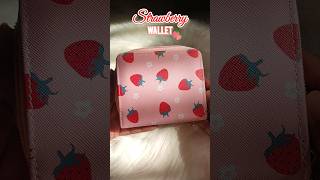 Ladies Wallet🍓  Mini Wallet only for 299 ajio unboxing wallet shorts [upl. by Angelita]