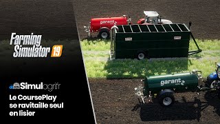 CoursePlay FS 19  les ouvriers gèrent le ravitaillement en lisier [upl. by Ruzich179]