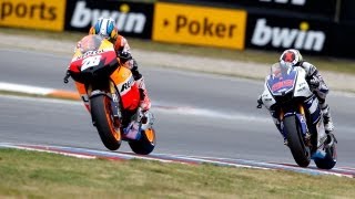 Best Battles Dani Pedrosa vs Jorge Lorenzo in Brno [upl. by Ajnos959]