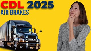 CDL Air Brakes Test 2025 60 Questions with Explained Answers [upl. by Olpe440]