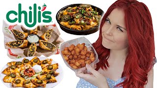 TRYING EVERY CHILIS APPETIZER Which ones are the BEST [upl. by Sidalg]