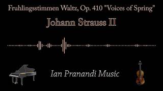 Fruhlingsstimmen Waltz Op 410 quotVoices of Springquot  Johann Strauss II Piano  Violin [upl. by Nimar398]