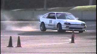 Run 1 Day 22001 San Diego SCCA National Tour CSP Honda CRX [upl. by Haridan]