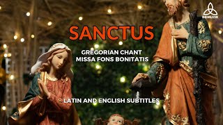 Sanctus Fons Bonitatis  second class solemn feasts  Gregoriant chants  Latin amp English subtitles [upl. by Cilo]