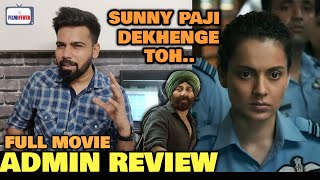 Tejas Movie REVIEW  Admin Ravi Gupta REACTION amp OPINION  Kangana Ranaut [upl. by Ajan]