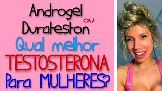 Para mulheres a melhor testosterona é durateston ou androgel pump sachê HORMÔNIOS testosterona [upl. by Alleusnoc]