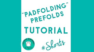 How to Use a Prefold Cloth Diaper Padfolding Method Shorts [upl. by Nibor]