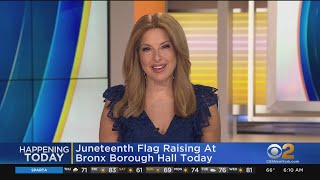 Juneteenth flag raising in the Bronx [upl. by Windham]