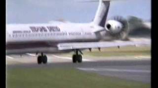 Unducted Fan MD81  SBAC Farnborough  4 September 1988 [upl. by Anneg]