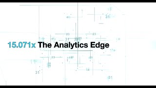 The Analytics Edge  MITx on edX  Course About Video [upl. by Htenek]