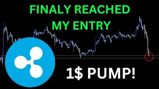 RIPPLE XRP FINALY REACHED MY ENTRY 1 PUMP IS NEXT 🚀 [upl. by Stephi]