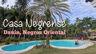 CASA NEGRENSE  WHERE TO STAY IN DAUIN  BEACH RESORT IN DUMAGUETE [upl. by Nor865]