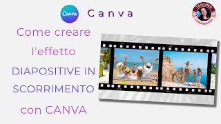 Come creare leffetto DIAPOSITIVE IN SCORRIMENTO con Canva [upl. by Bertrando]