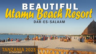 Beautiful beach at Utamu Beach resort in DaresSalaam Tanzania 2023 [upl. by Ly]