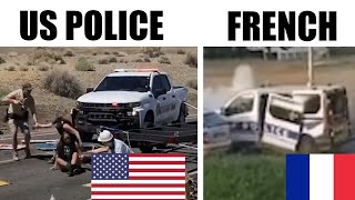 US POLICE vs FRENCH POLICE [upl. by Phaedra226]