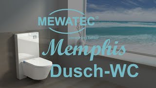 Das neue DuschWC MEWATEC Memphis Premium M1000 [upl. by Iris]