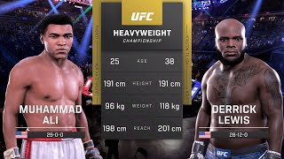 Muhammad Ali vs Derrick Lewis Full Fight  UFC 5 Fight Of The Night [upl. by Suiremed584]