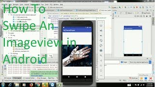 How to Swipe Image View in Android programmatically in android studio 30 [upl. by Dyrrej213]