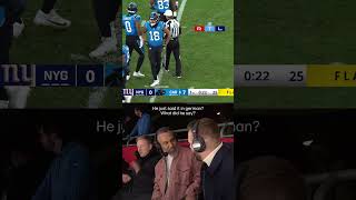 NFL ref announces penalty in german  in Germany [upl. by Cort880]