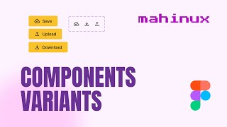 Components amp Variants Part 1 ⚡  Introduction to Figma Components amp Variants বাংলায় ফিগমা [upl. by Nele758]