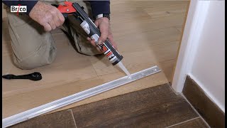 Fixer coller et jointer avec du mastic colle Bricolage avec Robert [upl. by Neddie]