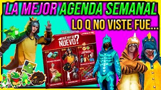 la MEJOR Nueva Agenda Semanal de Free Fire latam Emote Bandera a 9 diamantes Dino Ruleta dela suerte [upl. by Noislla450]