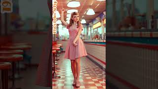 Retro Ai Pop  1950s  Back to 50s  Ai Song  Ai Music  Ai Art shorts [upl. by Nonnah]